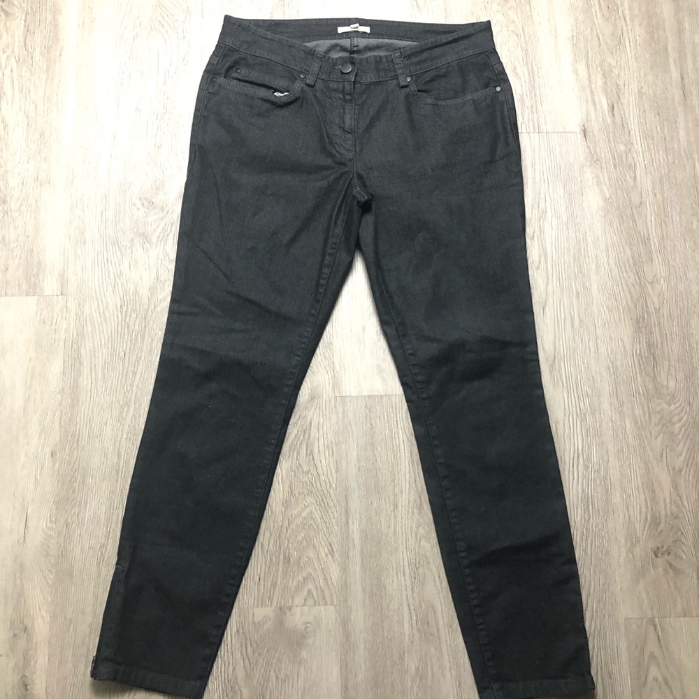 Eileen Fisher grey / black jeans - Picture 2 of 7
